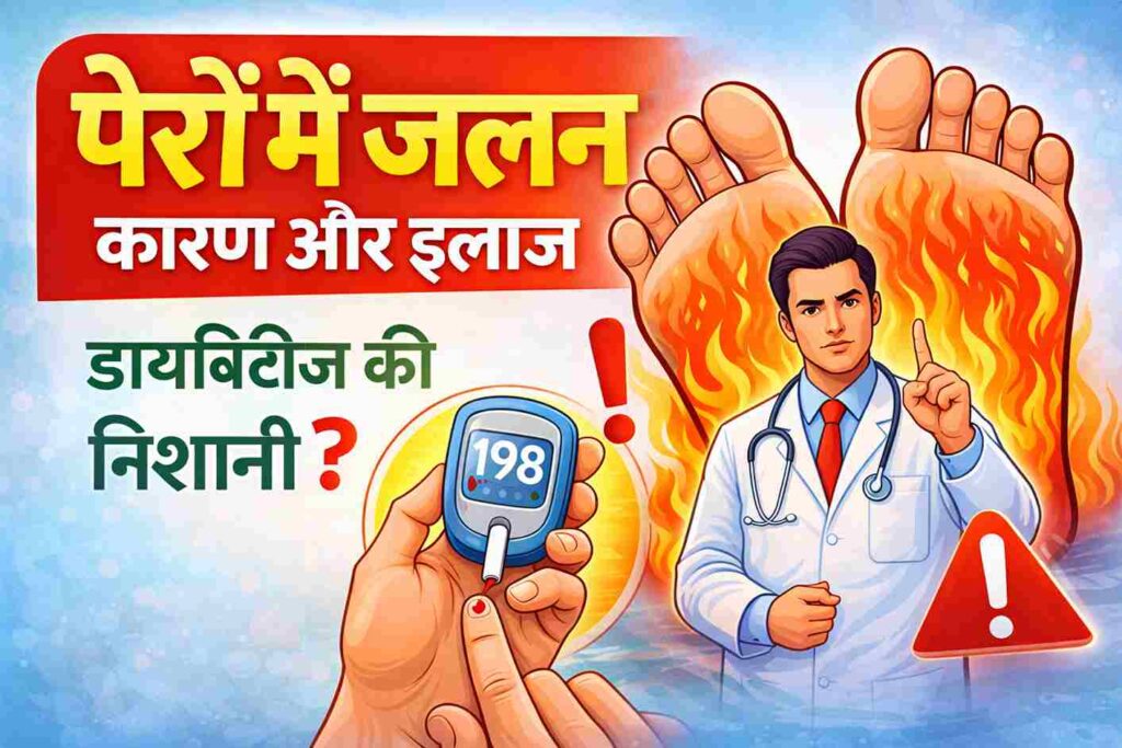 पैरों में जलन (Burning feet) – कारण और इलाज, डायबिटीज की निशानी?